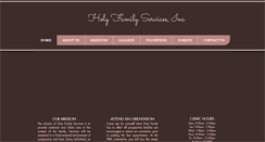 Desktop Screenshot of holyfamilybirthcenter.com