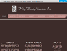 Tablet Screenshot of holyfamilybirthcenter.com